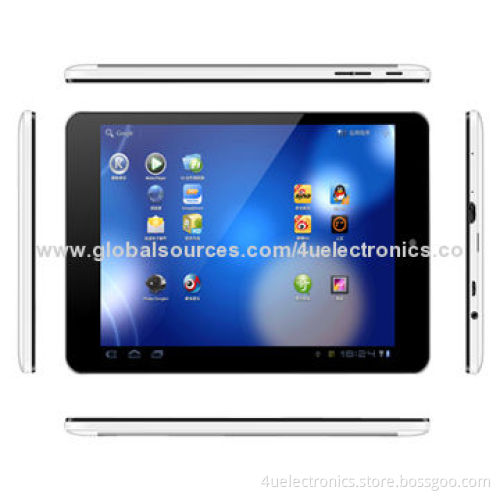7.85-inch Phablets with MTK8382 Quad-core, GPS, BT, 3G Call Function and Google's Android 4.2 OS